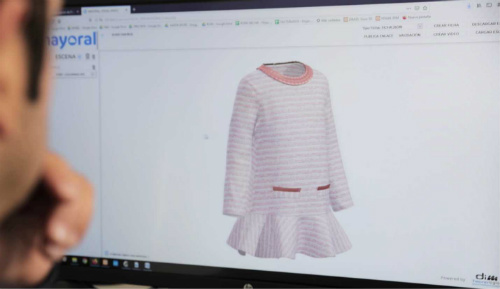 Diseño en ordenador de prenda de ropa